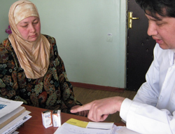 Diabetes patients in Tajikistan.