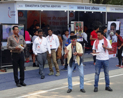 A street play on the prevention and management of diabetes and hypertension