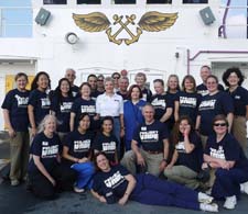 Project Hope Volunteers aboard USNS Mercy
