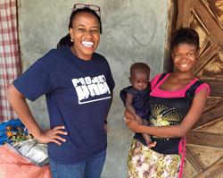 Healthy baby in Sierra Leone after Project HOPE's medical intervention