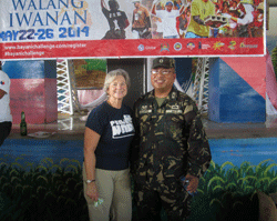 Susan Opas and Philippine Army General Quiapo
