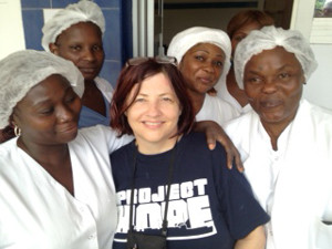 Volunteer Nurse Cherri Dobson In Republic of Congo