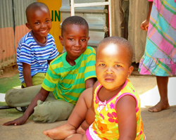 Children from Zandspruit South Africa