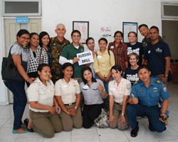 Volunteers train nurses in Kupong, Indonesia on Pacific Partnership 2014