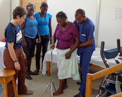 Volunteer of the Month Dr. Julia Chevan in Haiti