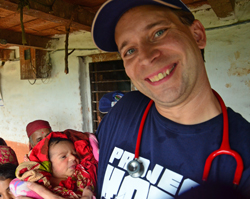 Volunteer Pediatrician Dr. Andy Gunter Saves Baby's Life in Nepal.