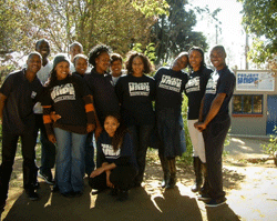 Project HOPE's staff at the HOPE Centre in Zandspruit, South Africa