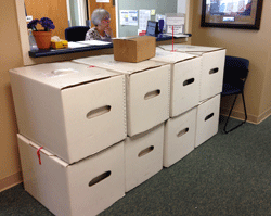 Boxes of Metformin, a diabetes medication, were donated to the Harrisonburg Rockingham Free Clinic in Harrisonburg, VA