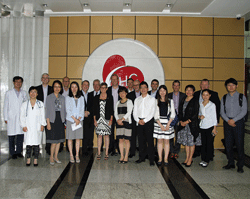 Representatives from Project HOPE, AstraZeneca and the Shanghai Children's Medical Center