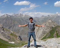 Volunteer Roman Madaus in Tajikistan