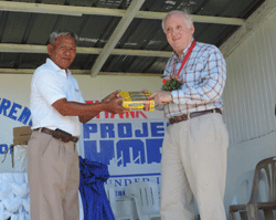 Project HOPE President and CEO, John P. Howe, III, M.D. visits District Hospital, Bantayan Island, the Philippines