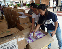 Your support sent emergency supplies to the Philippines after the typhoon in 2013 and the one last December.  Thanks to you, victims of these disasters got the help they needed.
