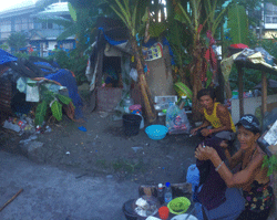 Poverty in Tacloban, the Philippines, where people still need help after Typhoon Yolanda caused massive destruction