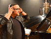 Jeremy Rosado completes his song "Hope For Tomorrow" at a Cue Recording Studio in Falls Church