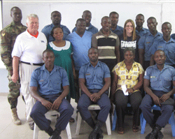 Group from Ghana Navy Pediatric Health Course