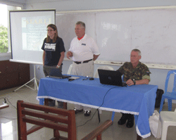 Laura Deely and Dr. Alan Jamison Teach Course to Ghana Navy on Pediatric Health