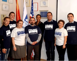 Project HOPE's staff and volunteers in Macedonia