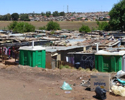 Informal settlements of Soweto, South Africa