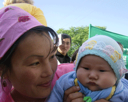 Project HOPE has supported women's health programs in Kyrgyzstan that emphasize the importance of breast feeding