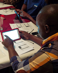 Technology is used in Namibia to collect data more effectively