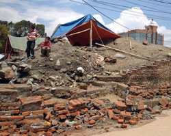 Nepal earthquake damage