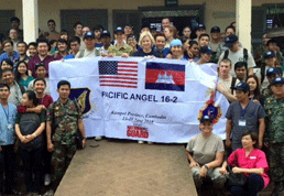 Project HOPE volunteer Susan Opas joins Pacific Angel 16-2 in Kampot Province