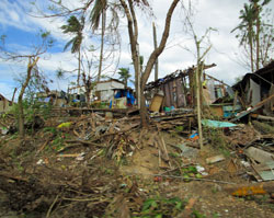 Philippines following Typhoon Haiyan