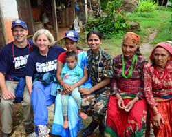 Project HOPE volunteers on the Pacific Angel 2012 mission in Nepal