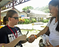 Volunteer Nurse Sally Morris Samar, Philippines