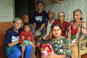 Volunteers Save Baby's Life in Nepal.