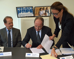 The Project HOPE Swiss International Foundation is signed into existence