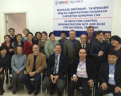 Participants in the TB training program hailed from Uzbekistan, Kazakhstan, Kyrgyzstan and Tajikistan