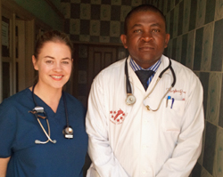 Volunteer Nurse Tara Smith in Cameroon