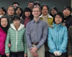 Travis Riggs with the first year medical students at Shanghai Jiao Tong University School of Medicine