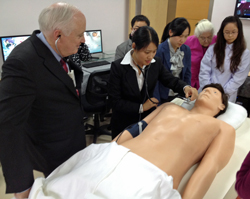 Simulation Laboratory at the Wuhan University School of Nursing
