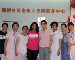 China Senior Care elder care music therapy class Baxter International Foundation