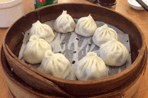 xiaolongbao steamed dumplings in China