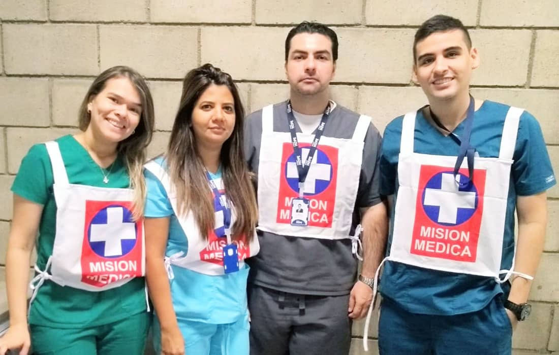 Four Project HOPE doctors in Colombia