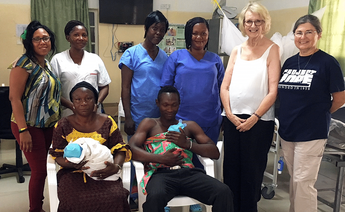 Team of medical professionals in Sierra Leone