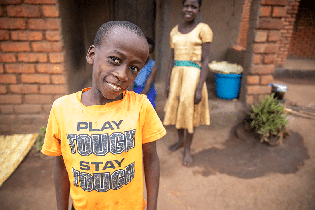 10-year-old Evance in Malawi