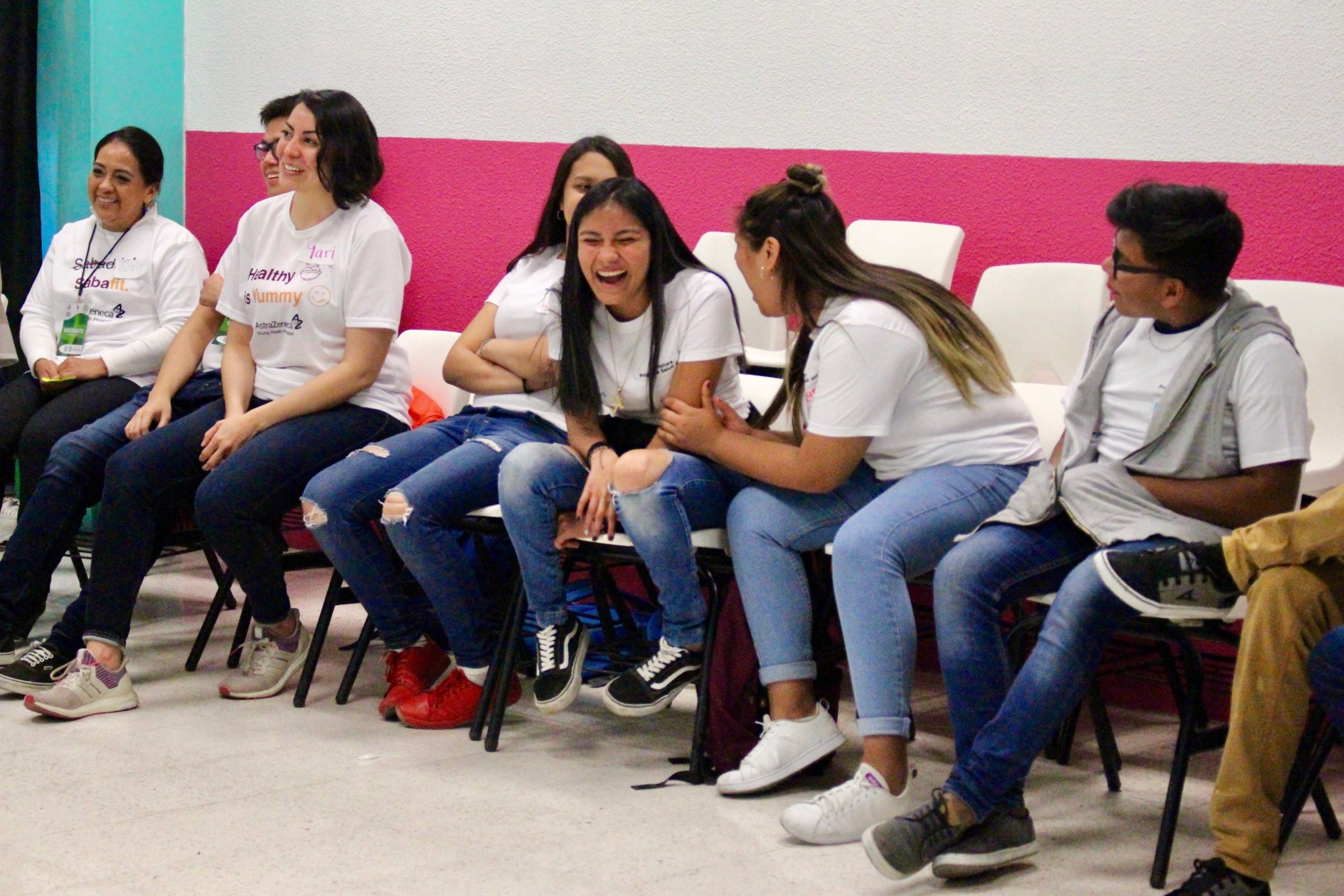 Students at a Young Health Program meeting in Mexico.