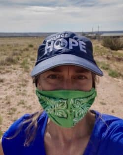 Project HOPE volunteer Mary Sebert in Navajo Nation.