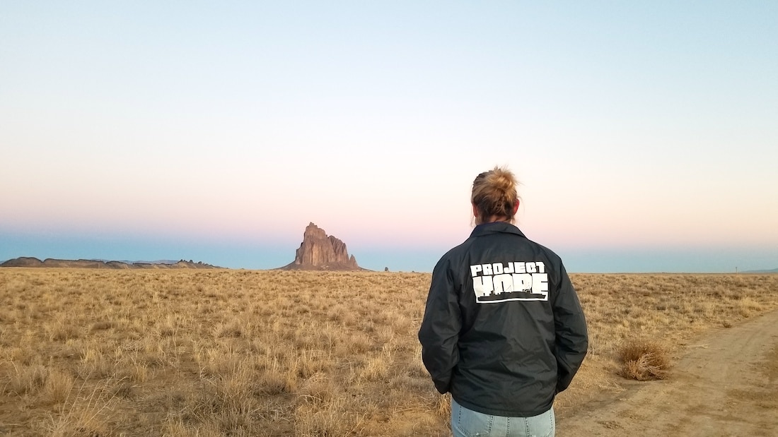 Project HOPE volunteer Lisa Bartleson in Navajo Nation