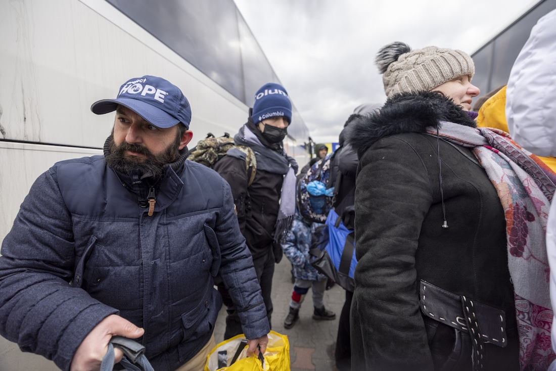 Project HOPE assisting refugees in Poland