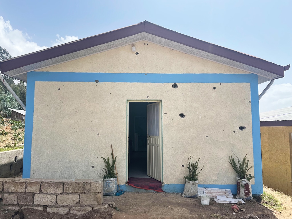 outside front-view of house in Ethiopia