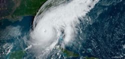 hurricane ian nasa image from space over florida