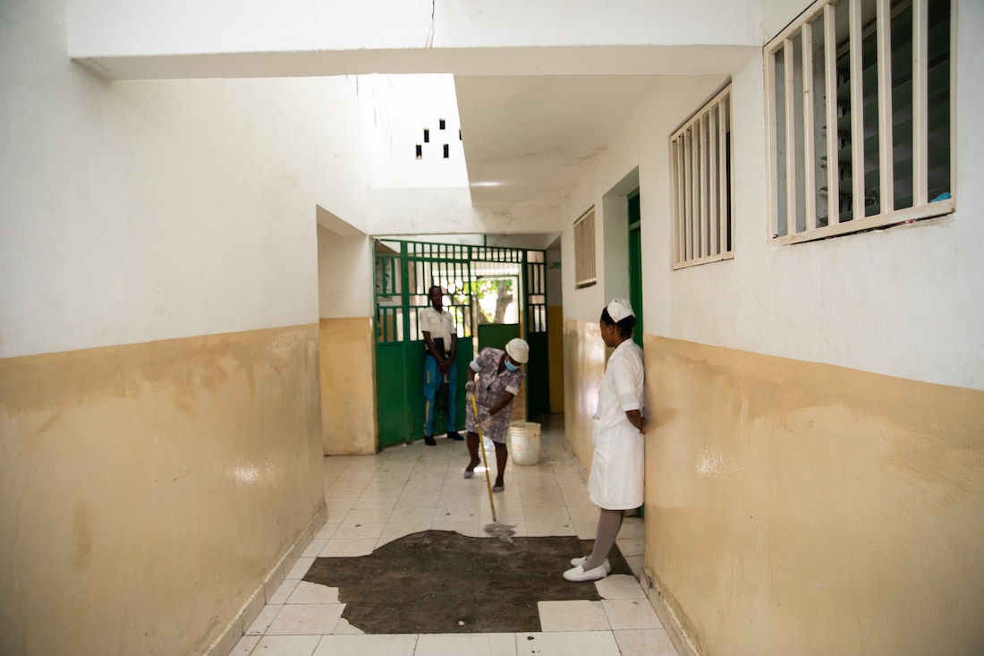hallway of a hospital