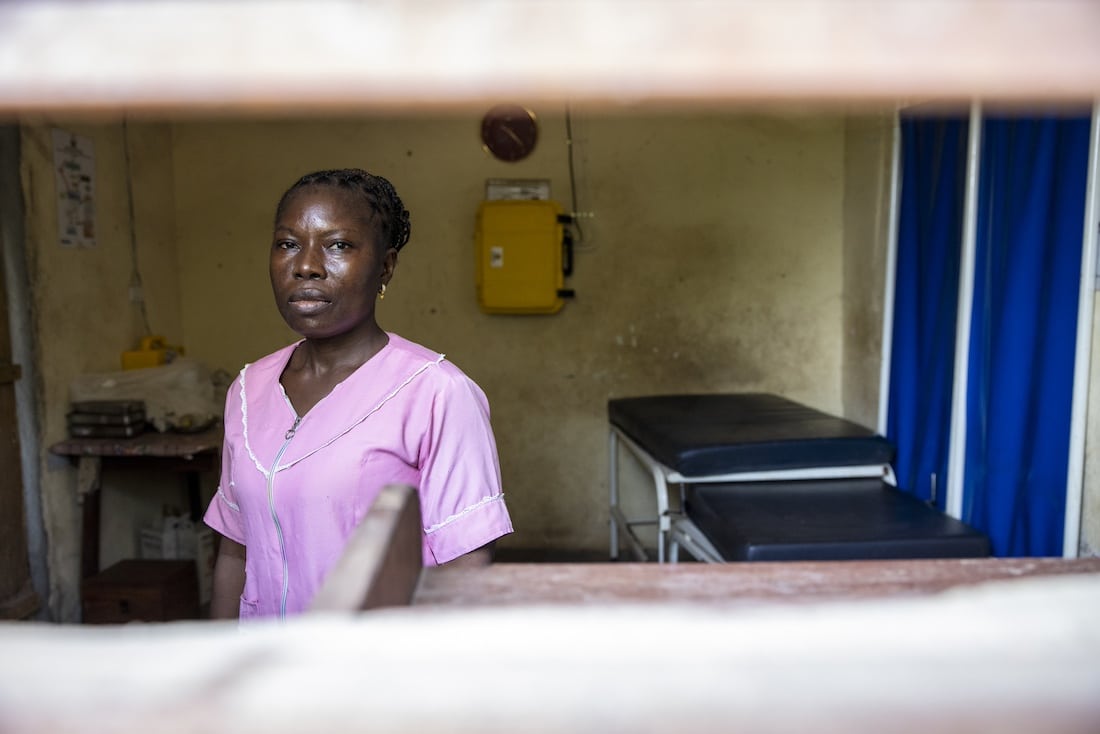 Nurse in Sierra Leone