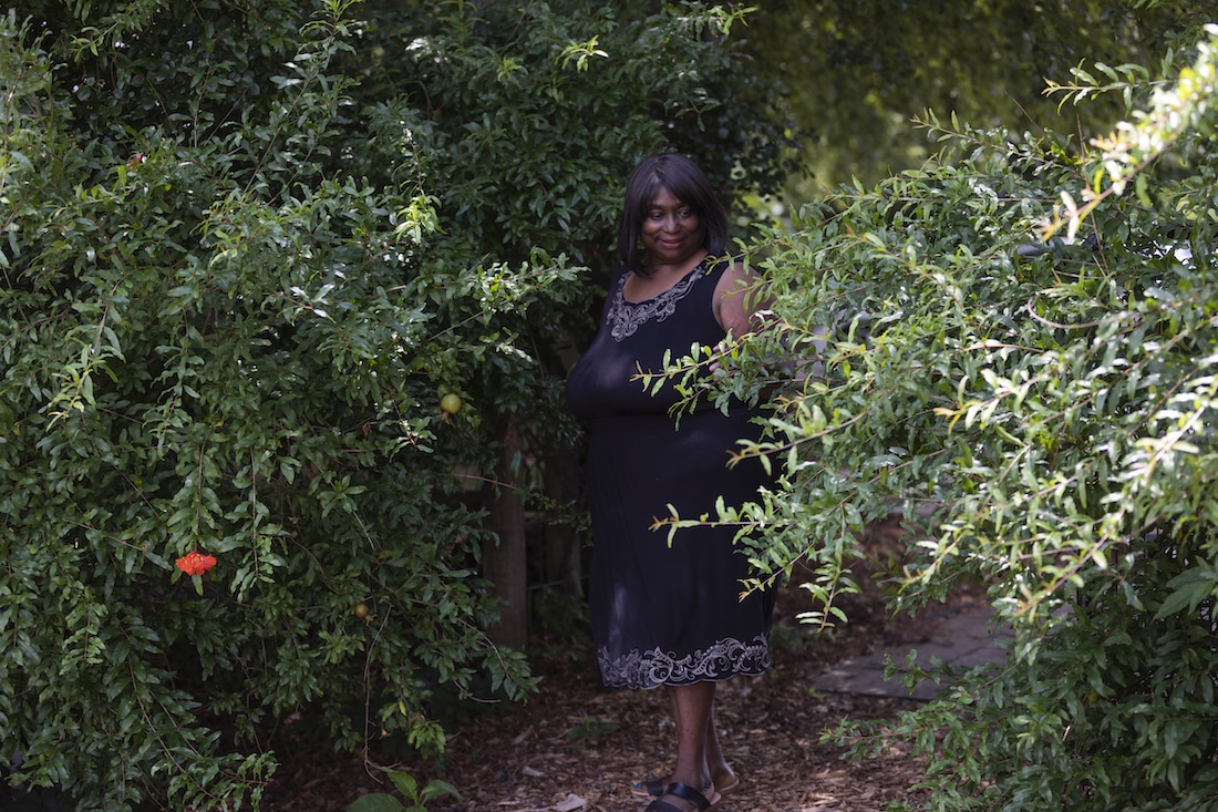 Paula at the Good Sam garden in Atlanta