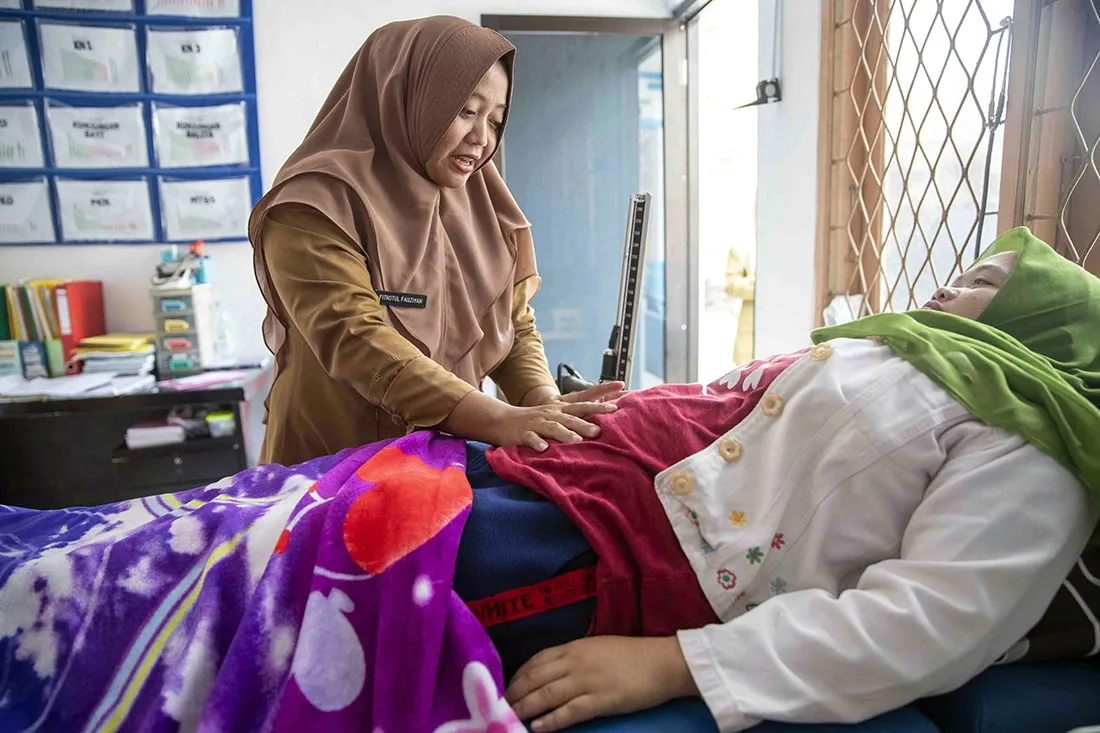 Midwives practicing